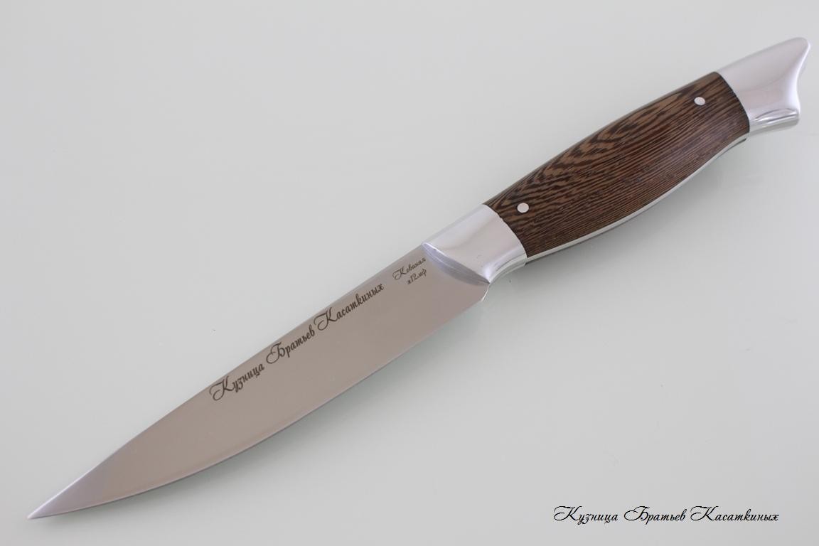   Kitchen Knife Set "Ratatouille". kh12mf Steel. Wenge Handle 